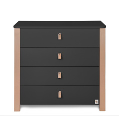 Komoda z przewijakiem Étude Antracytowa / YappyKids