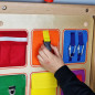 Kieszonki do nauki zamykania i otwierania / Masterkidz
