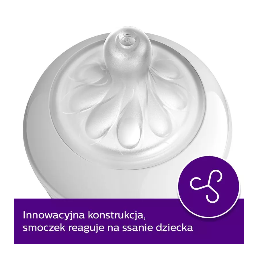 Smoczek do butelki responsywny 0m+ / Philips Avent