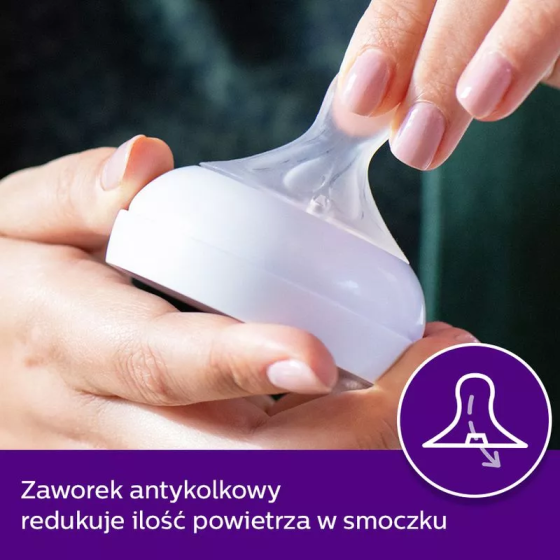 Smoczek do butelki responsywny 0m+ / Philips Avent