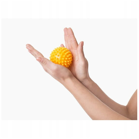 Piłka sensoryczna do masażu i rehabilitacji 6,6 cm Czerwona / Tullo