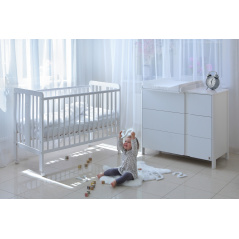 Komoda z przewijakiem Classic Biała / YappyKids