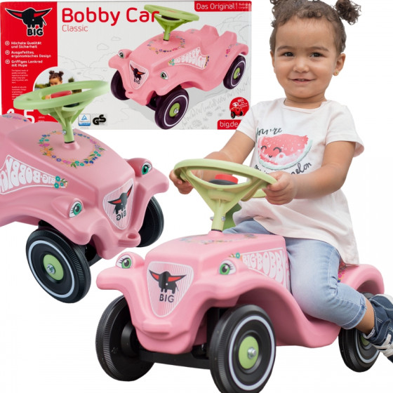 Jeździk Bobby Car Classic auto Flower / Big
