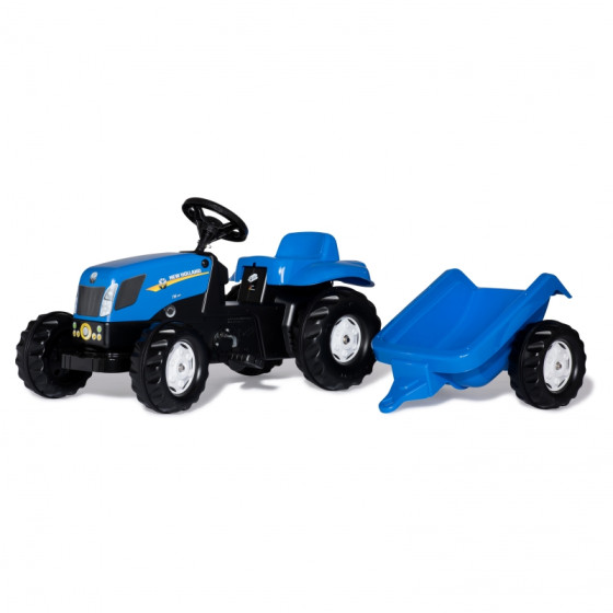 Traktor na pedały z przyczepką New Holland / Rolly toys