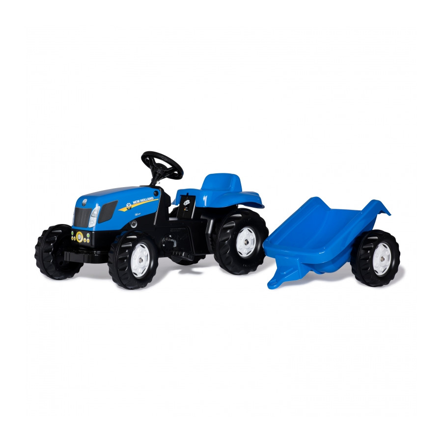 Traktor na pedały z przyczepką New Holland / Rolly toys