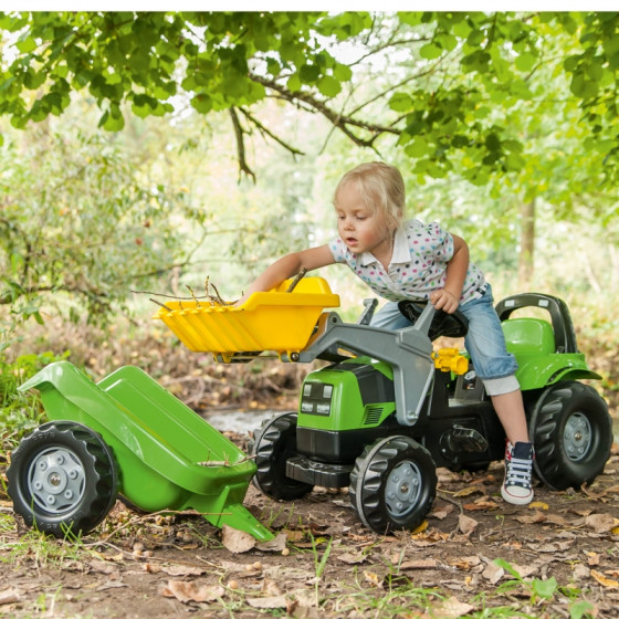 Traktor z przyczepką Deutz-Fahr Kid / Rolly toys