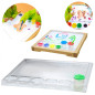 Kwadratowa taca do malowania montessori / Masterkidz