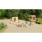 Edukacyjny stół ogrodowy 6 funkcji / Classic world