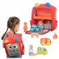 Autka alarmowe w plecaku / Masterkidz Autka alarmowe w plecaku / Masterkidz