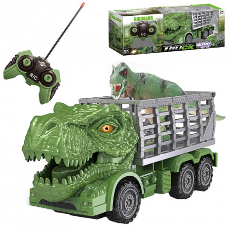 Samochód zdalnie sterowany RC Dinozaur + figurka / Woopie