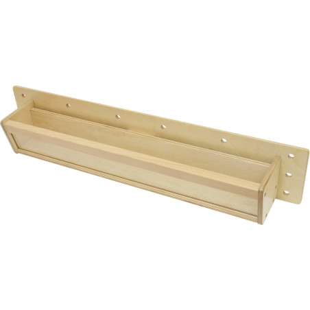 Półeczka przezroczysta do ścianki edukacyjnej 80 cm / Masterkidz