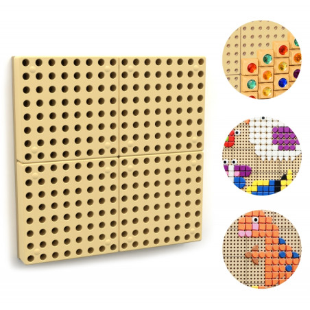 Panel ścienny tablica naukowo-kreatywna 4 el. / Masterkidz