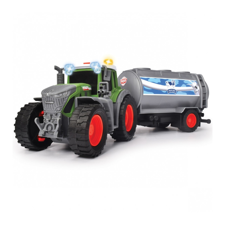 Traktor Farm Fendt + cysterna na mleko / Dickie