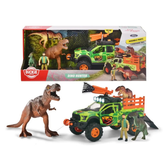 Jeep do tropienia dinozaurÃ³w Playlife 25 cm / Dickie