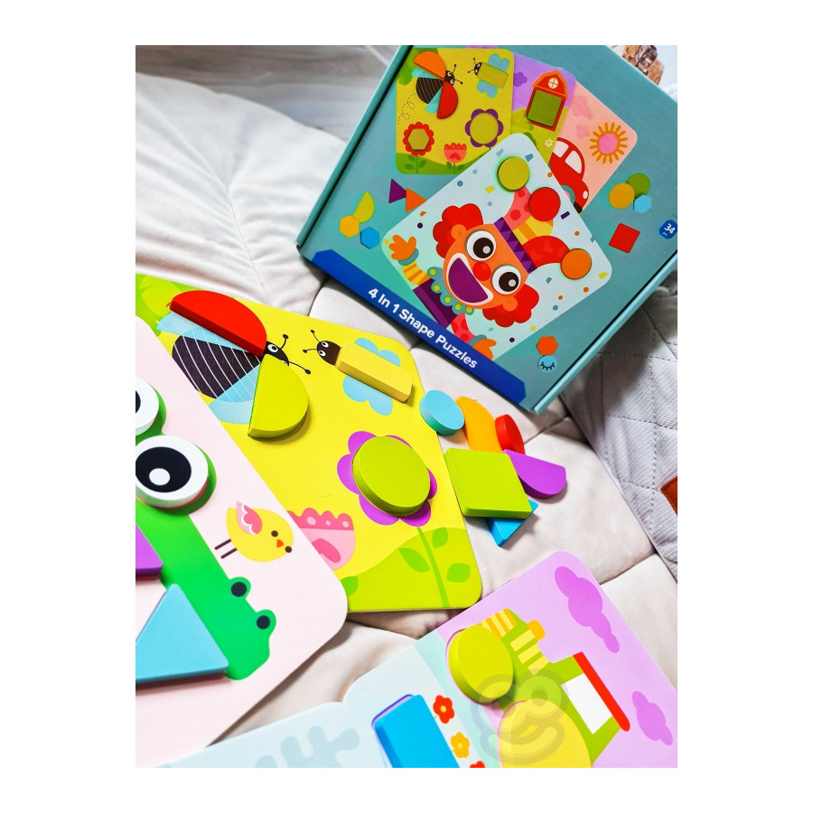 Układanka Montessori 4w1 / Tooky toy