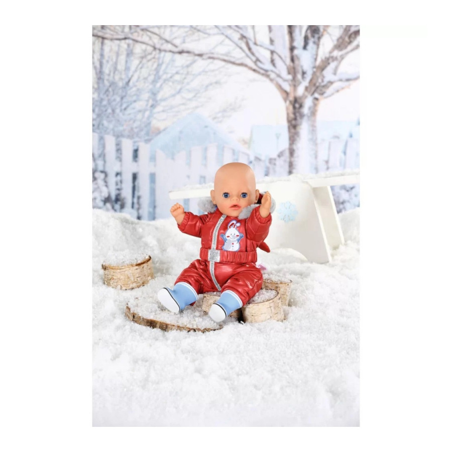 Zimowe ubranko z kapturem + buciki dla lalki 36 cm / Zapf creation