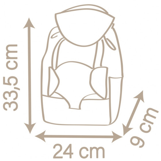 Plecak z nosidełkiem dla lalki / Smoby