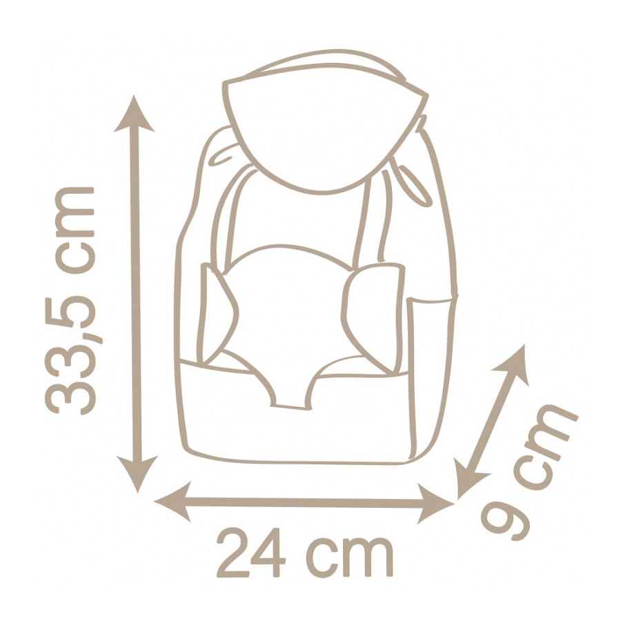 Plecak z nosidełkiem dla lalki / Smoby