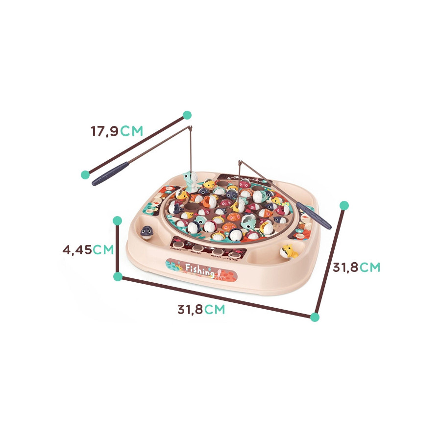 Gra zręcznościowa łowienie rybek 50 el. / Woopie