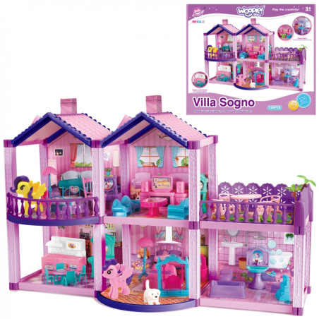 Domek dla kucyków Pony Fantasy Villa 120 el. / Woopie