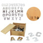 Dwustronne akrylowe litery i liczby Montessori / Masterkidz