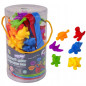 Sorter edukacyjny kraina kolorowych dinozaurów 56 el. / Woopie Sorter edukacyjny kraina kolorowych dinozaurów 56 el. / Woopie