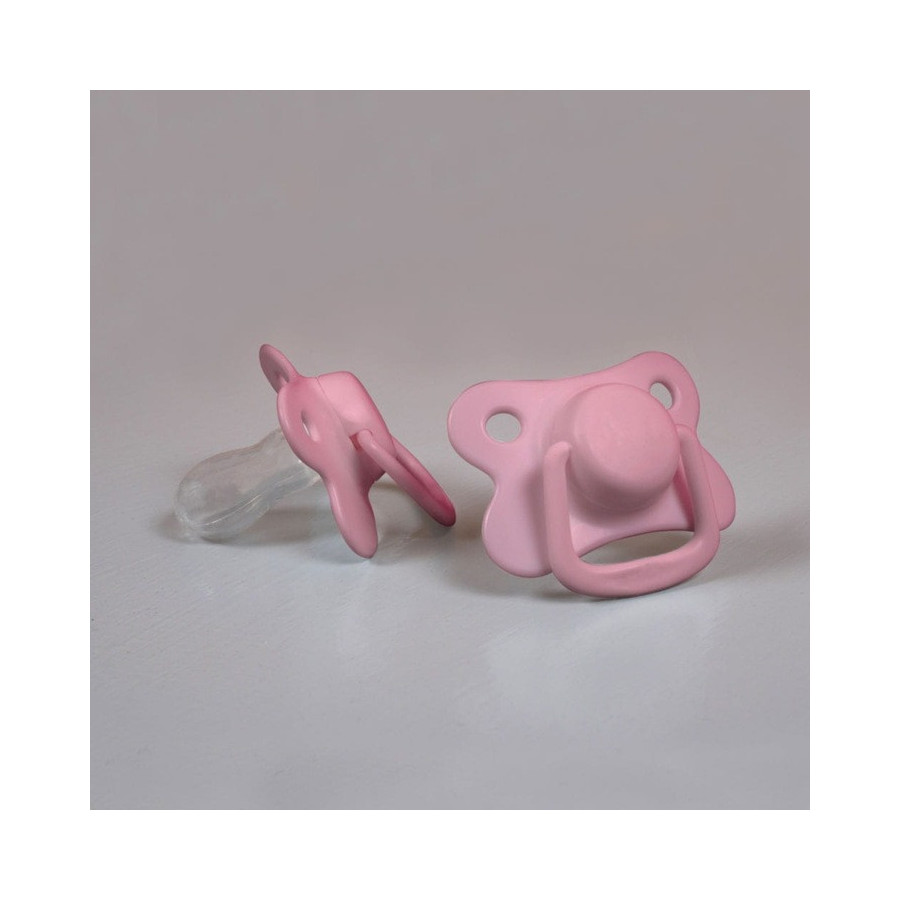 Smoczek uspokajający silikonowy 2pak 6m+ Dusty Rose / Filibabba