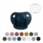 Smoczek uspokajający silikonowy 2pak 0m+ Dark Blue / Filibabba