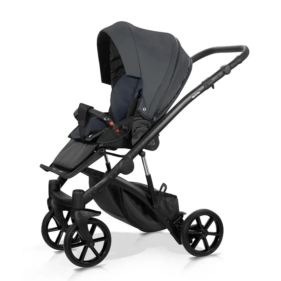 Wózek dziecięcy 2w1 Atteso Sono Czarny / Milu Kids