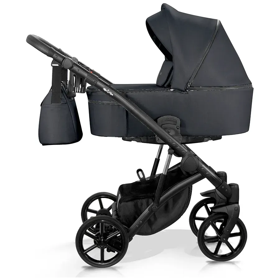 Wózek dziecięcy 2w1 Atteso Sono Czarny / Milu Kids Wózek dziecięcy 2w1 Atteso Sono Czarny / Milu Kids
