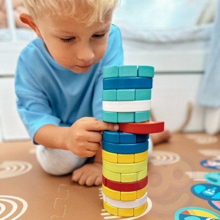 Gra zręcznościowa wieża Zwierzęta / Tooky toy