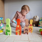 Kolorowe kręgle 6 szt. + piłka / Tooky toy Kolorowe kręgle 6 szt. + piłka / Tooky toy