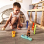 Kolorowe kręgle 6 szt. + piłka / Tooky toy Kolorowe kręgle 6 szt. + piłka / Tooky toy