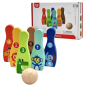 Kolorowe kręgle 6 szt. + piłka / Tooky toy Kolorowe kręgle 6 szt. + piłka / Tooky toy