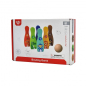 Kolorowe kręgle 6 szt. + piłka / Tooky toy Kolorowe kręgle 6 szt. + piłka / Tooky toy