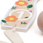 Gra kręgle kwiaty 6 szt. + piłka / Classic world Gra kręgle kwiaty 6 szt. + piłka / Classic world