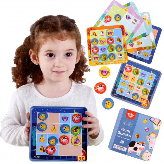 Gra sudoku Farma / Tooky toy