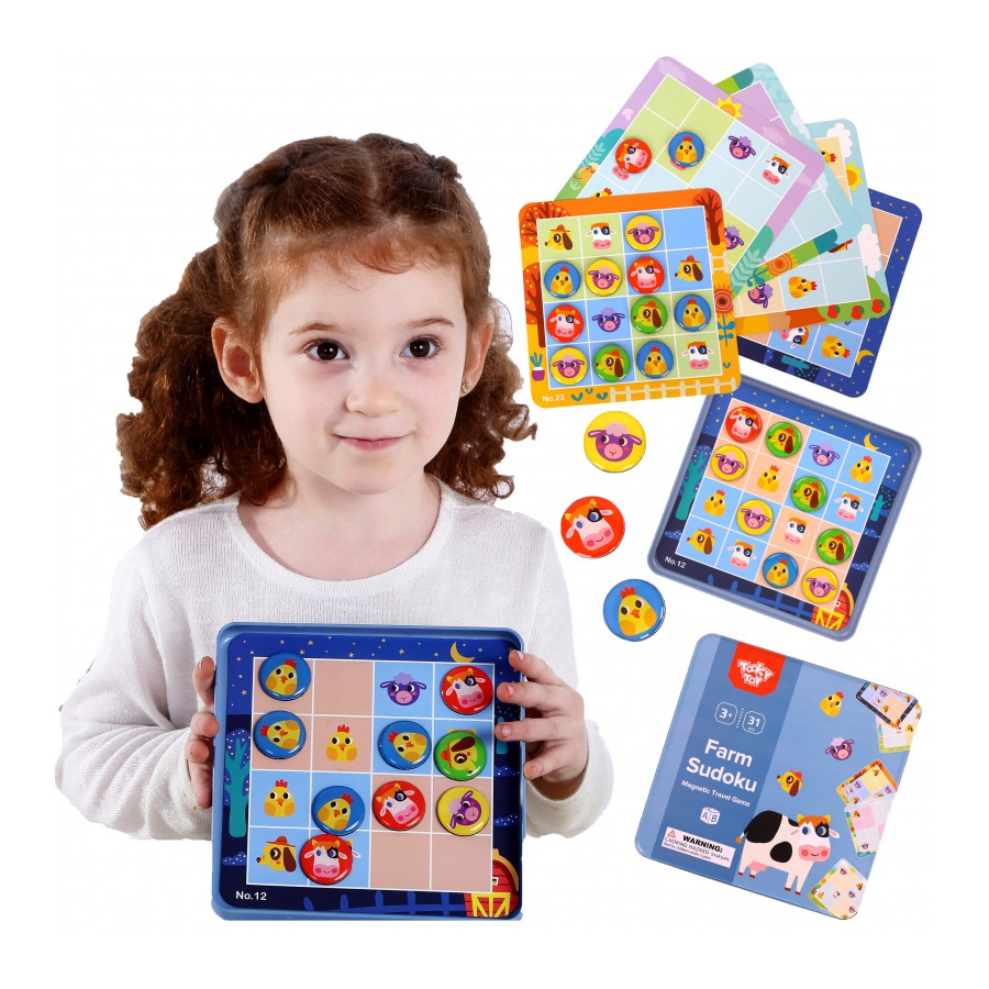 Gra sudoku Farma / Tooky toy