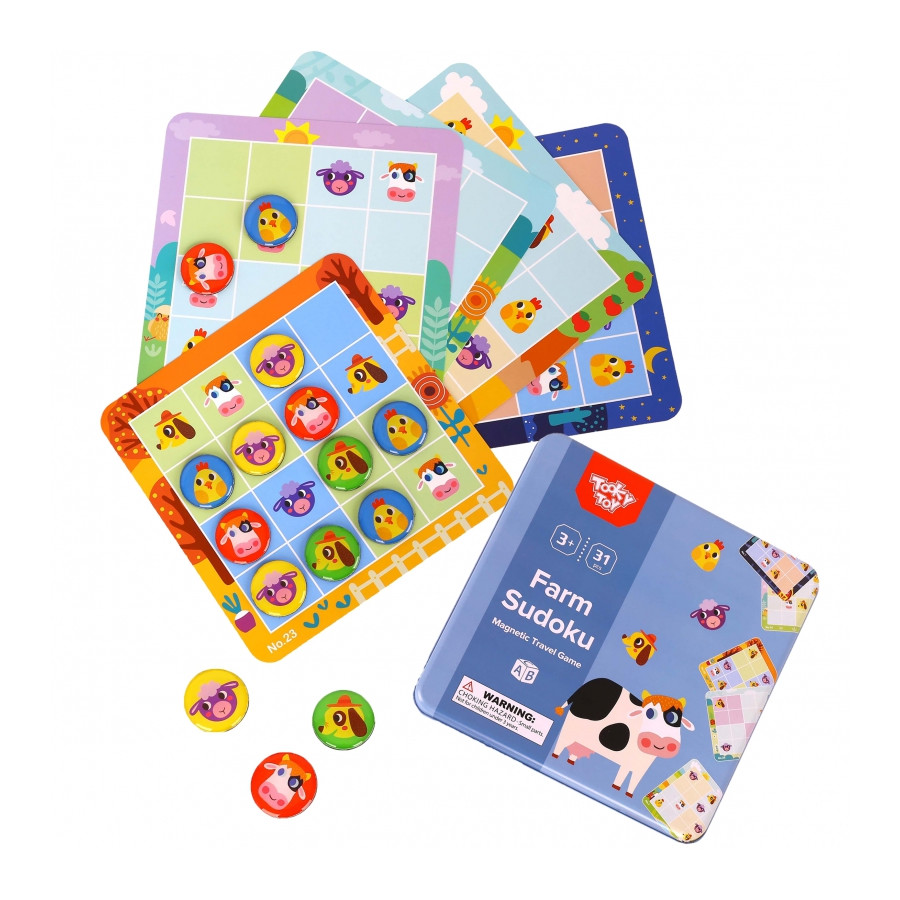 Gra sudoku Farma / Tooky toy