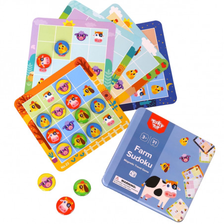 Gra sudoku Farma / Tooky toy