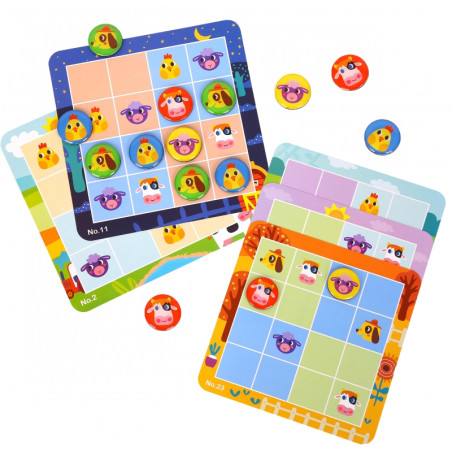 Gra sudoku Farma / Tooky toy