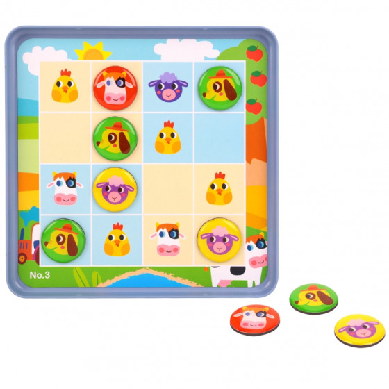 Gra sudoku Farma / Tooky toy