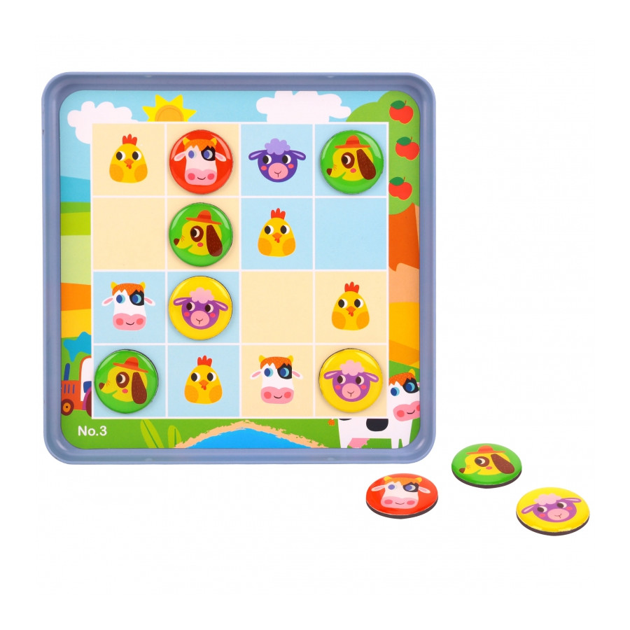 Gra sudoku Farma / Tooky toy