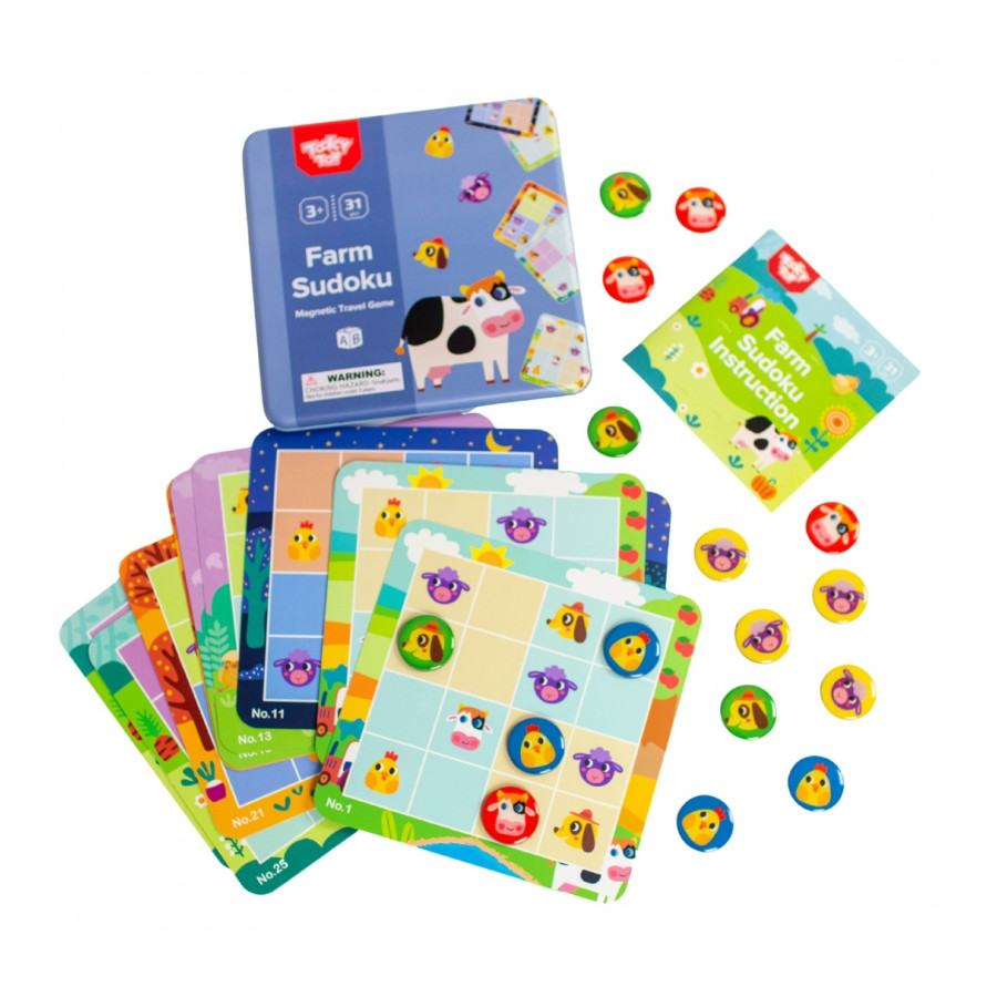 Gra sudoku Farma / Tooky toy