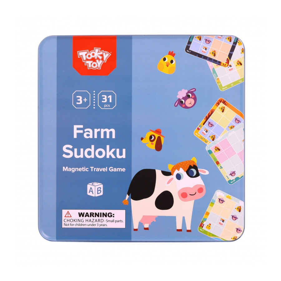 Gra sudoku Farma / Tooky toy