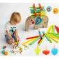Zestaw gier zręcznościowych ze słonikiem 3w1 46 el. / Tooky toy Zestaw gier zręcznościowych ze słonikiem 3w1 46 el. / Tooky toy