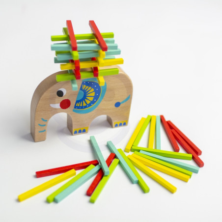 Zestaw gier zręcznościowych ze słonikiem 3w1 46 el. / Tooky toy