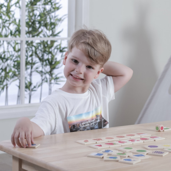 Układanka montessori dopasuj kolory i kształty 38 el. / Viga