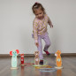 Gra zręcznościowa rzut do celu Zwierzątka 15 el. / Tooky toy Gra zręcznościowa rzut do celu Zwierzątka 15 el. / Tooky toy
