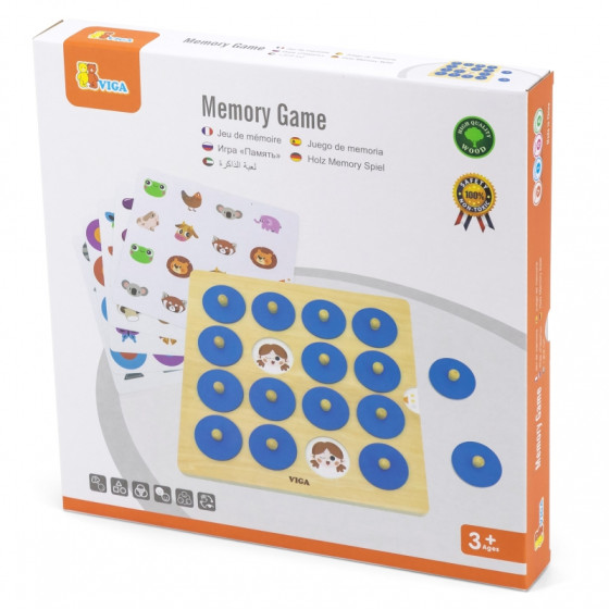 Gra Memory 10 kart montessori / Viga